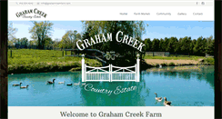 Desktop Screenshot of grahamcreekfarm.com